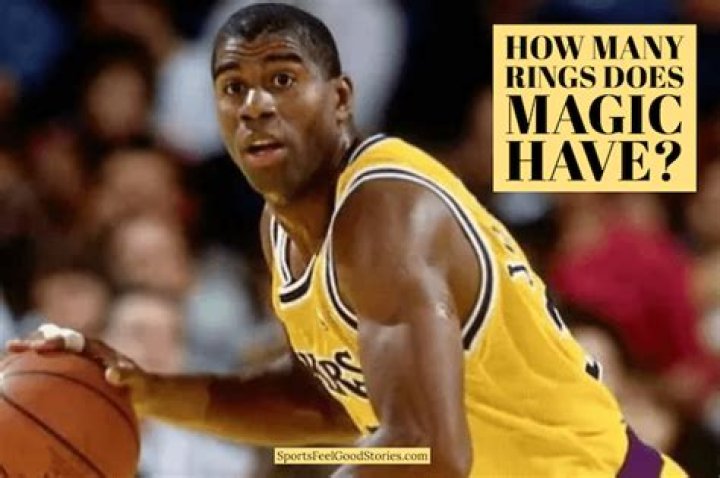 How many championship rings did Magic Johnson achieve during his NBA career? - SarkariResult