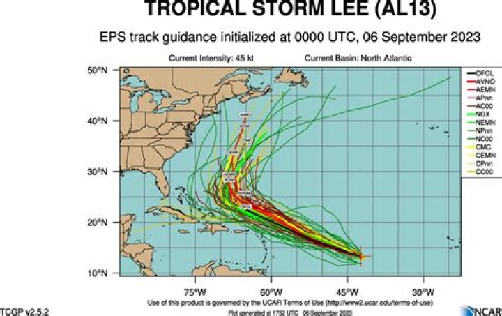 Is the European Model Predicting Intensification of Tropical Storm Lee into a Hurricane? - SarkariResult