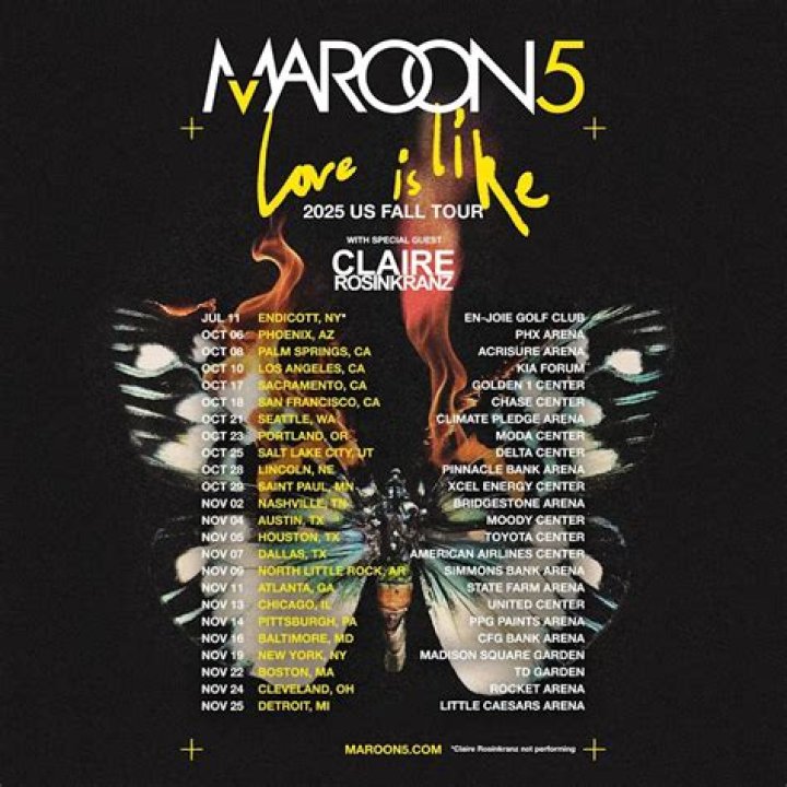 Maroon 5 Tour 2023 Dates : How to Get Presale Code Ticket?