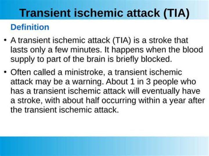 Understanding TIA (Transient Ischemic Attack) Beyond 'Tia Kemp Wikipedia' Searches